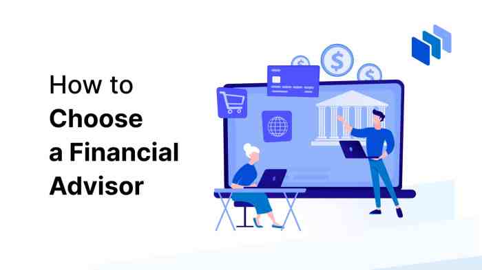 Choosing financial advisor