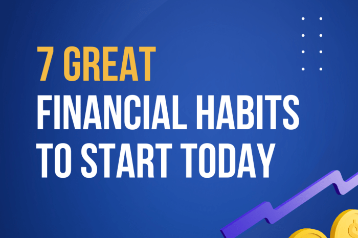 Financial habits five infographic transcript