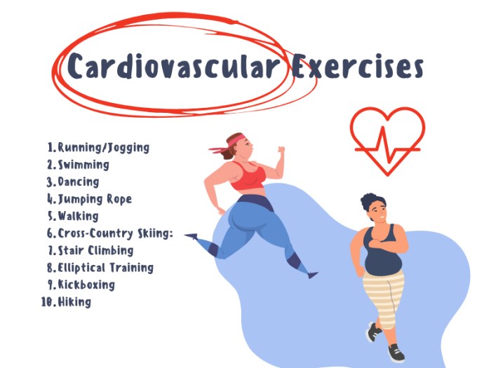 Cardio exercises for heart health