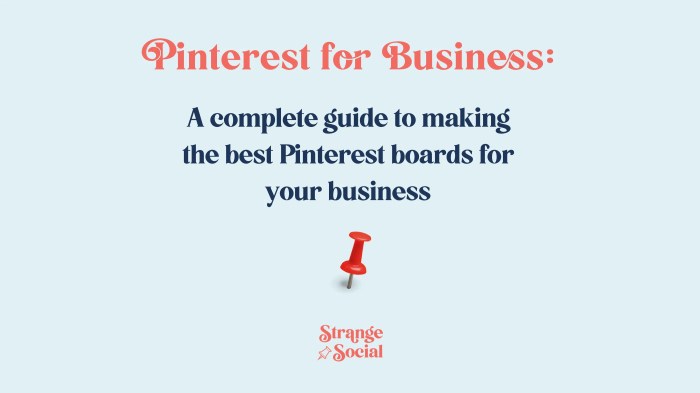 Creating Pinterest Boards for Business